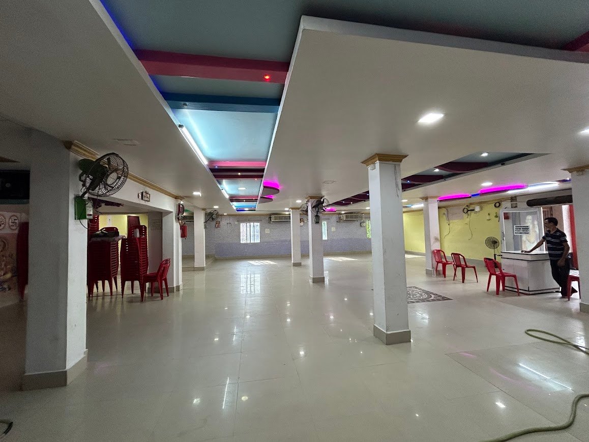 Function hall at Abhinandan Lodge